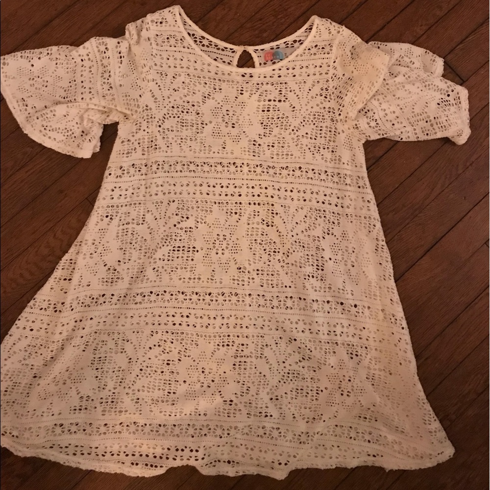 Free People Crochet Beach Coverup